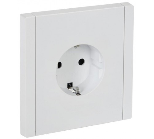 FORTE&PIANO Розетка с заземлением в/к 16А FP216 белый  FP-R11-16-K01  IEK