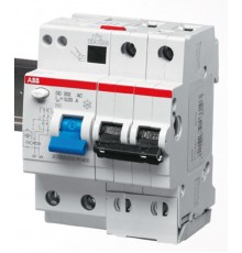 Автоматический выключатель дифференциального тока DS202 2п 20А C 30мА тип AC (4 мод)  2CSR252001R1204  ABB