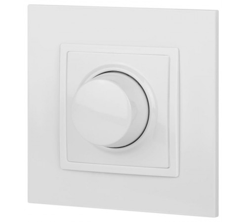 14-4101-01 Светорегулятор поворотно-нажимной, 400ВА 230В, IP20, Эра Elegance, белый  Б0034339  ЭРА