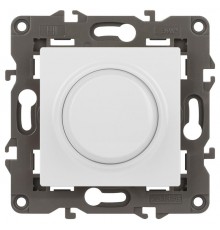 14-4101-01 Светорегулятор поворотно-нажимной, 400ВА 230В, IP20, Эра Elegance, белый  Б0034339  ЭРА