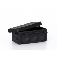 КР2401-08 Коробка распределительная 81*38*30 о/у, 2-компонент. атмосферостойкая, IP66, черная,  10 вводов  КР2401-08  HEGEL