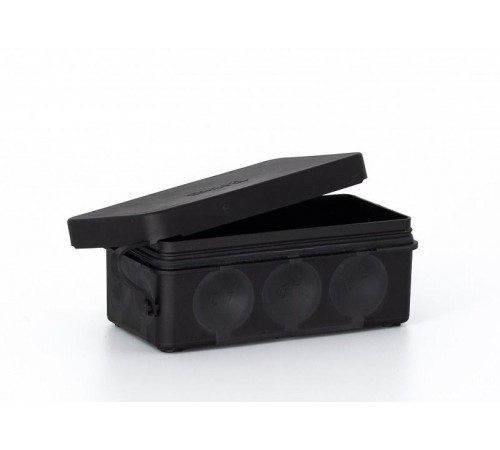 КР2401-08 Коробка распределительная 81*38*30 о/у, 2-компонент. атмосферостойкая, IP66, черная,  10 вводов  КР2401-08  HEGEL