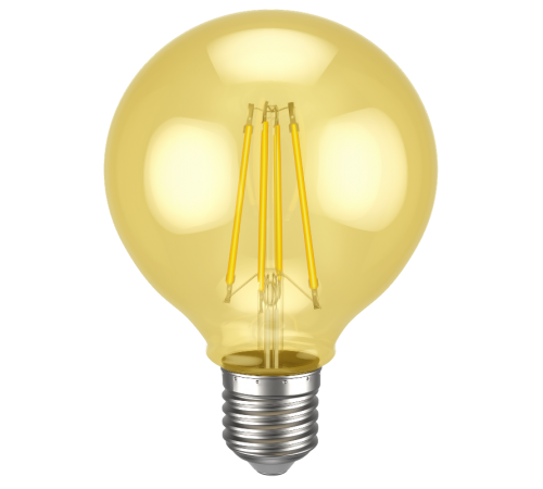Лампа светодиодная LED G95 шар золото 6Вт 230В 2700К E27 серия 360°  LLF-G95-6-230-30-E27-CLG  IEK