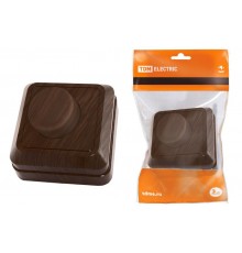 Светорегулятор поворотный RL 600Вт IP20 бук "Ладога"  SQ1801-0309  TDM