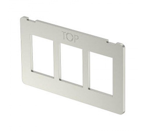 Монтажная пластина для 3 телекоммуникационных модулей (тип А) (MPK 3A)  7408712  OBO Bettermann