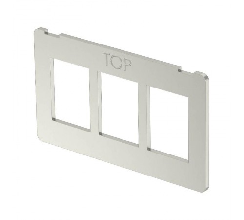 Монтажная пластина для 3 телекоммуникационных модулей (тип А) (MPK 3A)  7408712  OBO Bettermann