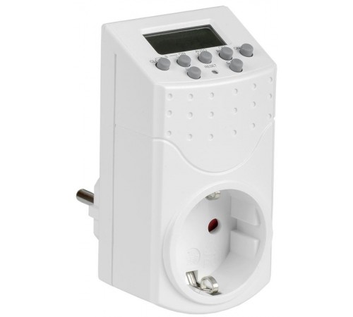РТЭ-1 Розетка-таймер электр. 1мин 7дн 140on/off 16А IP20  ERT-10-1-16-N-01-5-20-K01  IEK