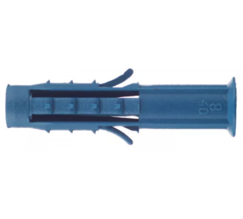 Дюбель распорный Чапай 8х30 шипы+усы (полипропилен) (45 шт) - пакет ( 0,043 кг)  112962  Tech-KREP