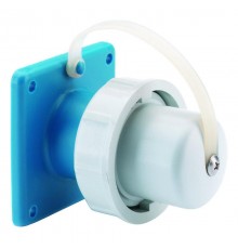 Вилка встраиваемая 16А 230В 6h IP67 фланец 75х75 Schuko I 754-Bals I Bals