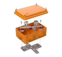 Коробка огнестойкая для о/п 40-0340-FR1.5-4 Е15-Е120 120х80х50 IP55  4p, 1.5 мм.кв. 40-0340-FR1.5-4  Промрукав