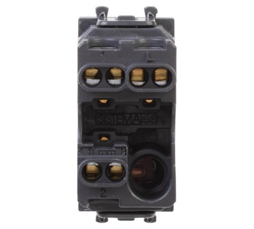 Переключатель модульный, "Avanti", "Закаленная сталь", 1 модуль  4404111  DKC