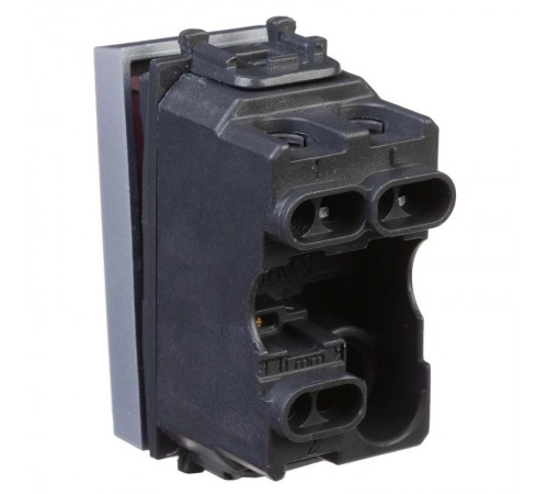 Переключатель модульный, "Avanti", "Закаленная сталь", 1 модуль  4404111  DKC