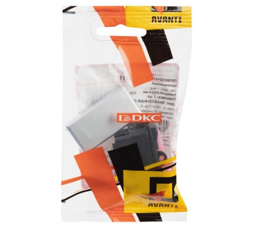 Переключатель модульный, "Avanti", "Закаленная сталь", 1 модуль  4404111  DKC