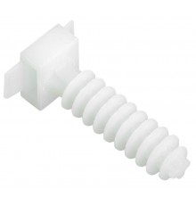 База дюбельная БД 30х10мм под хомут белая (100 шт)  UHP32-30-10-100-K01  IEK