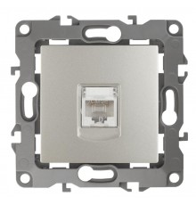 Розетка информационная 12-3107-15 RJ45,  перламутр  Б0019353  ЭРА