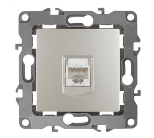 Розетка информационная 12-3107-15 RJ45,  перламутр  Б0019353  ЭРА