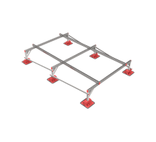 Опорная конструкция для установки оборудования TECHNORAPTOR LIGHTFOOT 2000х3000 тип 1 HD  KM-TR-LTF-SSEI-2000-3000-1 HD  КМ - профиль