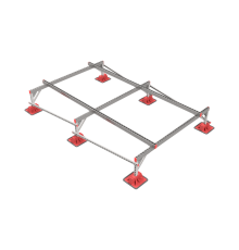 Опорная конструкция для установки оборудования TECHNORAPTOR LIGHTFOOT 2000х3000 тип 1  KM-TR-LTF-SSEI-2000-3000-1  КМ - профиль