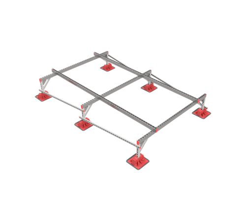 Опорная конструкция для установки оборудования TECHNORAPTOR LIGHTFOOT 2000х3000 тип 1 HD  KM-TR-LTF-SSEI-2000-3000-1 HD  КМ - профиль