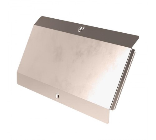 Крышка угла вертикального внешнего 45 градусов Стандарт INOX (AISI 409) 500  PR16.2985  Промрукав