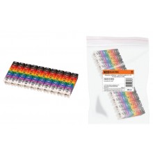 Маркеры наборные - комплект цифр ("0"-"9") 0,5 мм2 (200 шт.)  SQ0534-0065  TDM