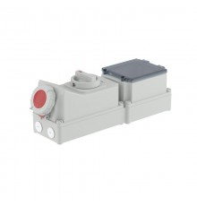 Розетка наружной установки с механической блокировкой и DIN-рейкой на 6 модулей IP67 32А 3P+E+N 400В  DIS5683287  DKC