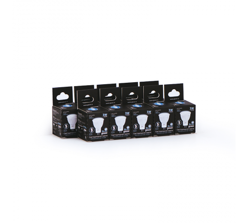 Лампа светодиодная LED 3Вт GU4 220В 4100К MR11 d35х45мм  132517203  Gauss