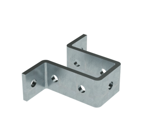 Крепление стеновое для двойного С-образного профиля 41х41 горячеоцинкованное  BMD1052HDZ  DKC