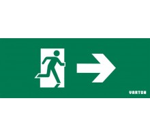 Пиктограмма (Наклейка) Фигура / Стрелка Вправо для аварийно-эвакуационного светильника IP20  V1-R0-70354-21A01-2014  VARTON