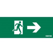 Пиктограмма (Наклейка) Фигура / Стрелка Вправо для аварийно-эвакуационного светильника IP20  V1-R0-70354-21A01-2014  VARTON