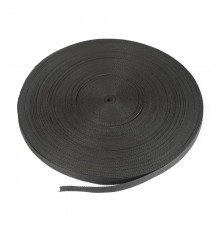 Лента монтажная текстильная 20 мм черная (100м/уп)  PR08.10534  Промрукав