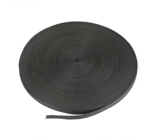 Лента монтажная текстильная 20 мм черная (100м/уп)  PR08.10534  Промрукав