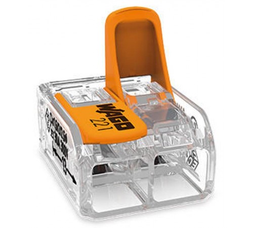 Клемма универсальная компактная 2-проводная 0.5 - 6 мм.кв (уп/50шт)  221-612  WAGO