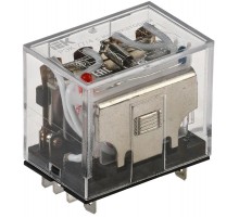 Реле РЭК77/4(LY4) с индикацией 10А 230В АC   RRP10-4-10-220A-LED  IEK