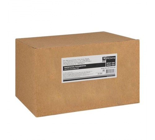 Выключатель-разъединитель ВР32У-31B71250 100А, 2 направления с д/г камерами, съемная левая/правая рукоятка EKF MAXima PROxima  uvr32-31b71250  EKF