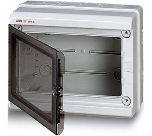 EUROPA IP65 бокс настенный 275х220х140мм ШхВхГ прозр.дверь серый  LUC 12 792  ABB