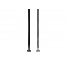 Опора металлическая садово-парковая, h=1200 мм, d=57 мм, цвет черный TDM  SQ0330-0423  TDM