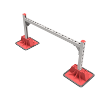 Опорная конструкция для гор. прямоуг. воздуховодов  TECHNORAPTOR LIGHTFOOT 1000х500  KM-TR-LTF-SSHRAD-1000-500  КМ - профиль