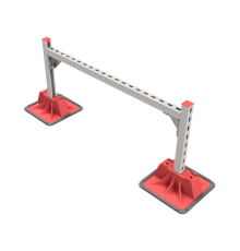 Опорная конструкция для гор. прямоуг. воздуховодов  TECHNORAPTOR LIGHTFOOT 1000х500  KM-TR-LTF-SSHRAD-1000-500  КМ - профиль