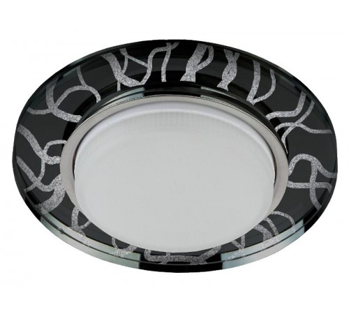 Светильник точечный встраиваемый под лампу DK80 13Вт GX53 белый/черный  Б0019575  ЭРА