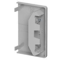 Торцевая заглушка кабельного канала Rapid 80 70x110 мм (ПВХ,серый) (GK-E70110GR)  6274376  OBO Bettermann