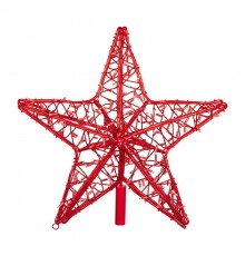 Светодиодная фигура Звезда 80 см, 160 светодиодов, с трубой и подвесом, цвет свечения красный  514-276  NEON-NIGHT
