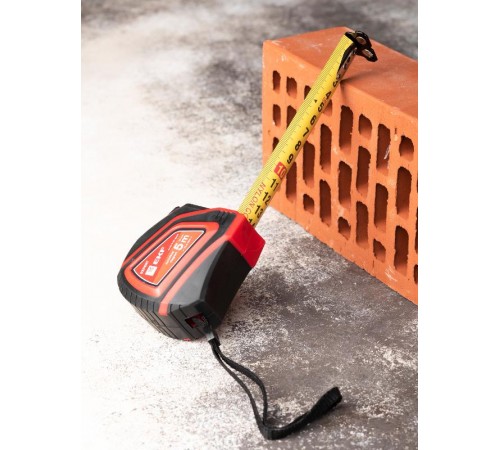 Рулетка измерительная РС-10 (5 м х 25 мм) Autostop Магнит EKF Expert  rs-10-5-25-quad  EKF