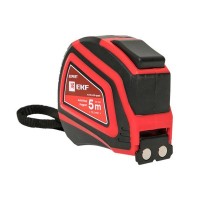 Рулетка измерительная РС-10 (5 м х 25 мм) Autostop Магнит EKF Expert  rs-10-5-25-quad  EKF