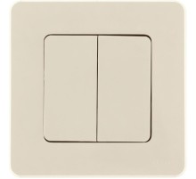 Inspiria Слоновая кость Выключатель 2-клавишный С/У без рамки  673621  Legrand