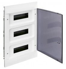 Practibox S Пластиковый щиток Встраиваемый (в полые стены) 3X12 Дымчатая дверь  135573  Legrand