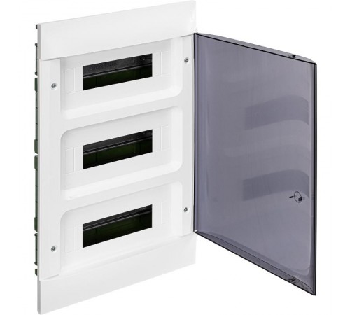 Practibox S Пластиковый щиток Встраиваемый (в полые стены) 3X12 Дымчатая дверь  135573  Legrand
