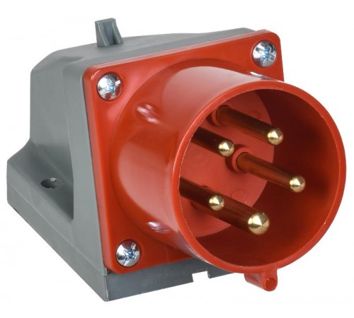 Вилка 525 стац.3Р+РЕ+N 32А 380В IP44  PSR52-032-5  IEK