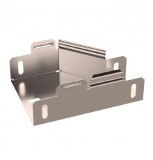 Переходник левый Стандарт INOX (AISI 409) 100х50х50  PR16.5592  Промрукав