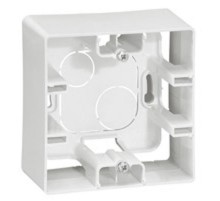 Etika Белый Коробка 1-ая накладной монтаж  672510  Legrand